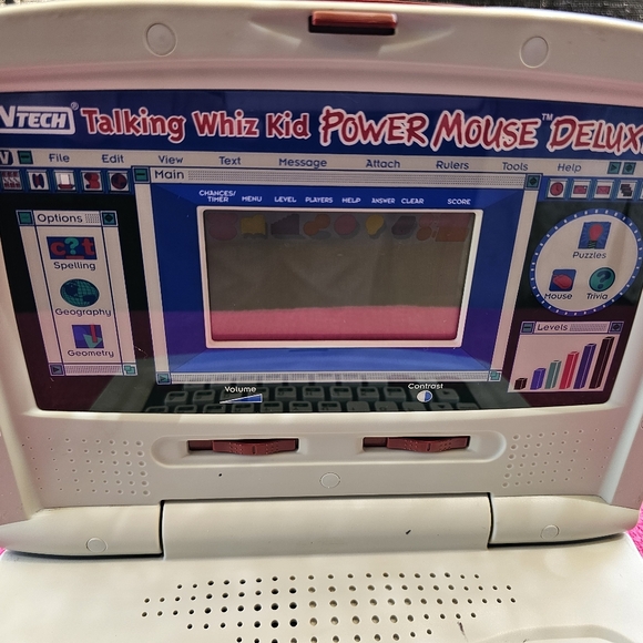 VTech Talking Whiz Kid Power Mouse Deluxe Kids Learning Game LapTop - Picture 3 of 9